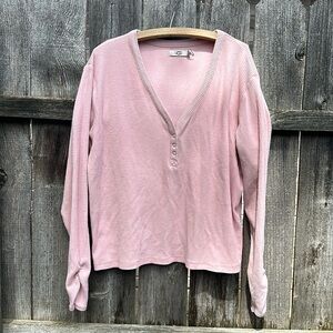 Women’s UGG pink LS top. Size Large